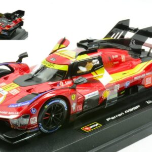 Modellino auto scala 1:24 Burago FERRARI 499P LE MANS 2025 diecast modellismo statico