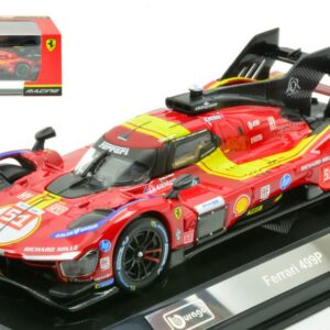 Modellino auto scala 1:24 Burago FERRARI 499P LE MANS 2025 diecast modellismo statico