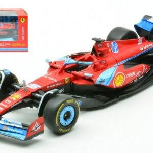 Modellino auto formula 1 F1 scala 1:43 Burago FERRARI SF-24 MIAMI GP 2024 LECLERC modellismo