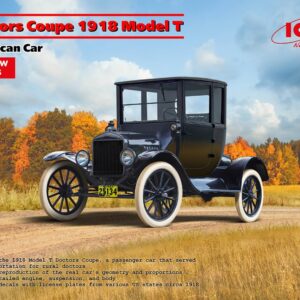 Modellino auto kit di montaggio model kit ICM  DOCTORS COUPE 1917 MODEL T AMERICAN CAR KIT 1:35 modellismo