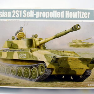 Modellino model kit montaggio carri armati tank RUSSIAN 2S1 SELF-PROPELLED HOWITZER trumpeter scala 1:35 modellismo
