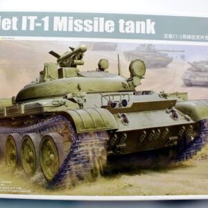 Modellino model kit montaggio carri armati tank SOVIET IT-1 MISSILE TANK trumpeter scala 1:35 modellismo