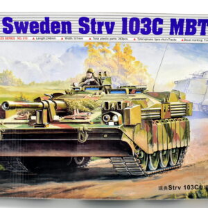 Modellino model kit montaggio carri armati tank SWEDEN STRV 103C MBT trumpeter scala 1:35 modellismo