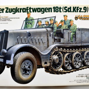 Modellino model kit montaggio carri armati tank SCHWERER ZUGKRAFTWAGEN 18T SD.KFZ.9 FAMO tamiya scala 1:35 modellismo