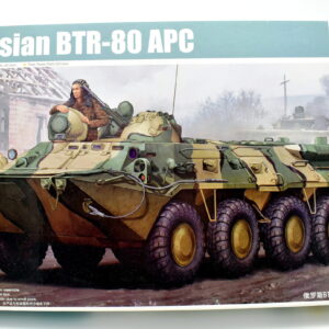 Modellino model kit montaggio carri armati tank RUSSIAN BTR-80 APC trumpeter scala 1:35 modellismo