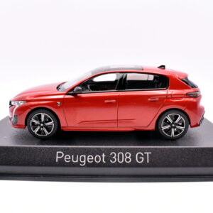 Modellino auto scala 1:43 peugeot 308 GT norev diecast modellismo statico da collezione