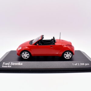Modellino auto scala 1:43 ford streetka minichamps diecast modellismo da collezione