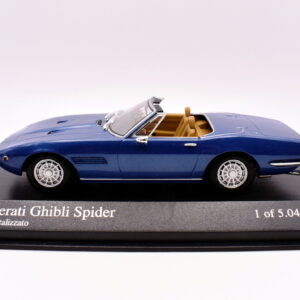 Modellino auto scala 1:43 maserati ghibli spider minichamps diecast modellismo da collezione