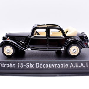 Modellino auto scala 1:43 citroen 15-six decouvrable A.E.A.T norev diecast modellismo statico da collezione