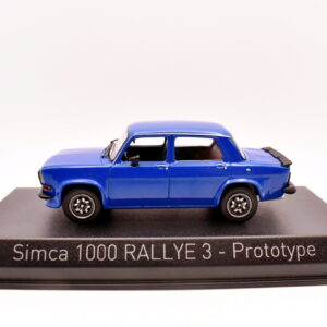 Modellino auto scala 1:43 Simca 1000 rallye 3 prototype norev diecast modellismo statico da collezione