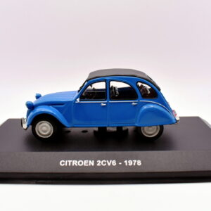 Modellino auto scala 1:43 citroen 2CV6 solido diecast modellismo statico da collezione