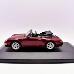 Modellino auto scala 1:43 porsche 911 carrera cabriolet modellismo da collezione
