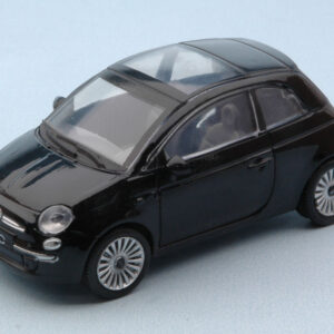 Modellino auto scala 1:43 FIAT 500 BLACK diecast modellismo statico collezione