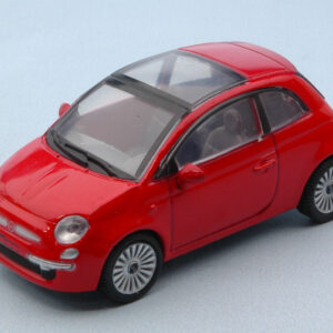 Modellino auto scala 1:43 FIAT 500 2007 Rosso modellismo statico collezione