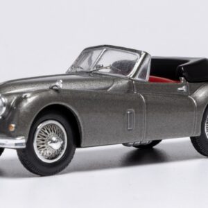 Modellino auto scala 1:43 Ixo JAGUAR XK 140 CABRIOLET 1956 GREY diecast modellismo statico
