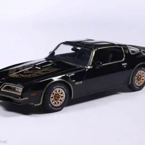 Modellino auto scala 1:43 Ixo PONTIAC FIREBIRD TRANS AM 1977 BLACK diecast modellismo statico