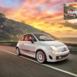 Modellino auto kit di montaggio model kit Italeri  500 ABARTH (2008) KIT 1:24 modellismo