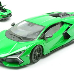 Modellino auto scala 1:24 Welly  LAMBORGHINI REVUELTO GREEN 1:24 diecast modellismo statico
