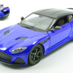 Modellino auto scala 1:24 Welly  ASTON MARTIN DBS BLUE 1:24 diecast modellismo statico