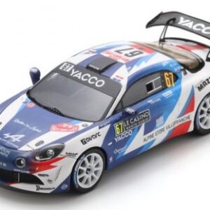 Modellino auto rally scala 1:43 Spark Model ALPINE A110 N.67 WINNER RGT MONTE CARLO 2025 R.ASTIER-D.GIRAUDET modellismo