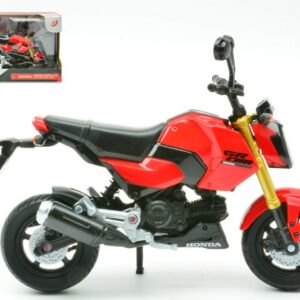 Modellino moto scala 1:12 HONDA GROM RED motorcycle modellismo bike