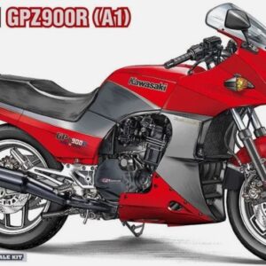 Modellino moto kit di montaggio da montare Hasegawa  KAWASAKI GPZ900R (A1) 1984 KIT 1:12 modellismo