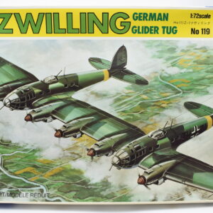Modellini aerei model kit montaggi HE 111 Z-1 ZWILLING GERMAN GLIDER TUG italeri scala 1:72 modellismo