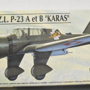Modellino aereo model kit montaggi P.Z.L. P-23 A ET B KARAS heller scala 1:72 modellismo