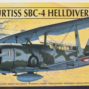 Modellino aereo model kit montaggi CURTISS SBC-4 HELLDIVER heller scala 1:72 modellismo