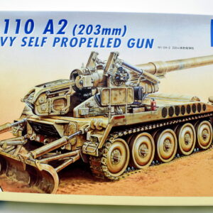 Modellino model kit montaggio carri armati tank M-110 A2 HEAVY SELF PROPELLED GUN italeri scala 1:35 modellismo