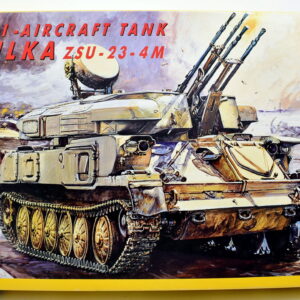 Modellino model kit montaggio carri armati tank ANTI-AIRCRAFT TANK SHILKA ZSU-23-4M italeri scala 1:35 modellismo
