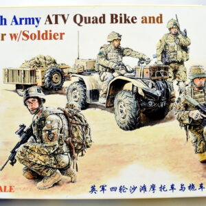 Modellino model kit montaggio carri armati tank BRITISH ARMY ATV bronco models scala 1:35 modellismo