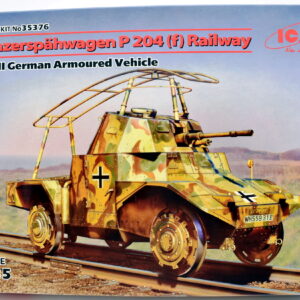 Modellino model kit montaggio carri armati tank PANZERSPAHWAGEN P 204 F RAILWAY ICM scala 1:35 modellismo