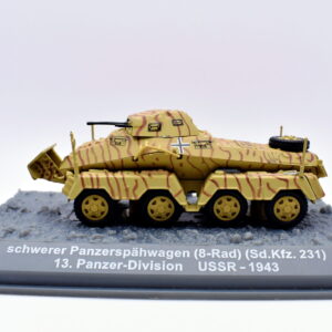 Modellini carri armati tank schwerer panzerspahwaagen veicoli militari da combattimento collezione