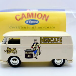 Modellino Camion scala 1:64 volkswagen transporter van nescafe diecast modellismo da collezione