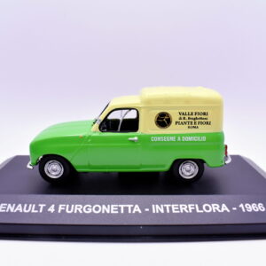 modellino auto renault 4 furgonetta veicoli pubblicitari d'epoca scala 1:43 collezione