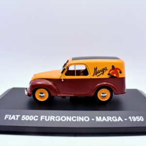 modellino auto FIAT 500 C furgoncino veicoli pubblicitari d'epoca scala 1:43 collezione