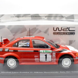 Modellino auto WRC scala 1:24 mitsubishi lancer evolution VI modellismo diecast
