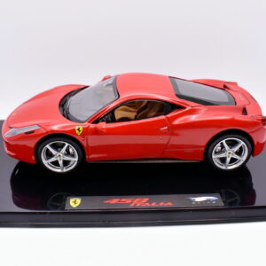 Modellino auto scala 1:43 Ferrari 458 italia hot wheels diecast modellismo statico