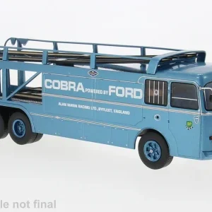Modellino camion scala 1:43 Ixo FIAT BARTOLETTI 3062 RENNTRANSPORTER 1956 BLUE diecast modellismo statico