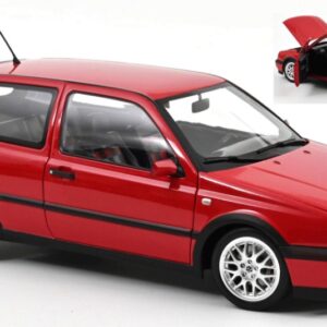 Modellino auto scala 1:18 Norev VW GOLF GTI 1996 RED diecast modellismo statico