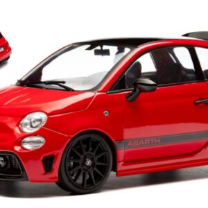Modellino auto scala 1:18 FIAT F595 ABARTH 2023 RED diecast modellismo statico