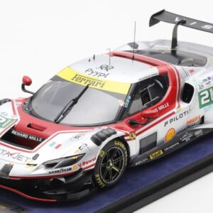 Modellino auto scala 1:18 Looksmart FERRARI 296 LMGT3 N.21 2nd LE MANS 2025 HERIAU-MANN-ROVERA racing modellismo