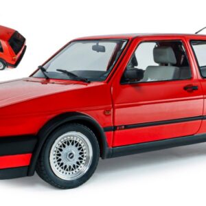 Modellino auto scala 1:18 Solido VOLKSWAGEN GOLF 2 GTI RED 1989 diecast modellismo statico