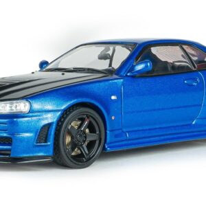 Modellino auto scala 1:43 NISSAN SKYLINE GTR R34 Z-TUNE diecast modellismo statico