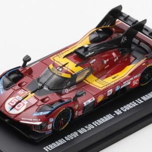 Modellino auto scala 1:64 Looksmart FERRARI 499P N.50 LE MANS 2025 FUOCO-MOLINA-NIELSEN 1:64 racing modellismo