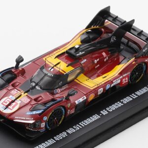 Modellino auto scala 1:64 Looksmart FERRARI 499P N.51 LE MANS 2025 PIER GUIDI-CALADO-GIOVINAZZI 1:64 racing modellismo