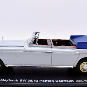 Modellino auto scala 1:43 mayabch SW 38/42 ponton-cabriolet diecast collezione