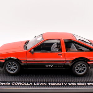 Modellino auto scala 1:43 Toyota Corolla levin 1600 GTV diecast modellismo statico da collezione