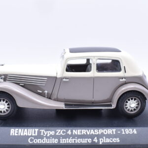 Modellino auto scala 1:43 renault type ZC 4 nervasport diecast modellismo statico